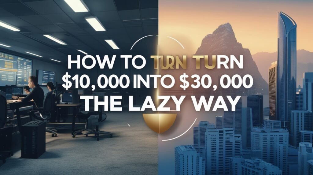 How To Turn $10,000 Into $300,000 The Lazy Way: