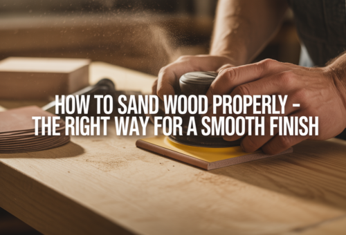 How to Sand Wood Properly | The Right Way for a Smooth Finish
