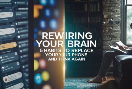 Rewiring Your Brain | 5 Habits to Replace Your Phone and Think Again:
