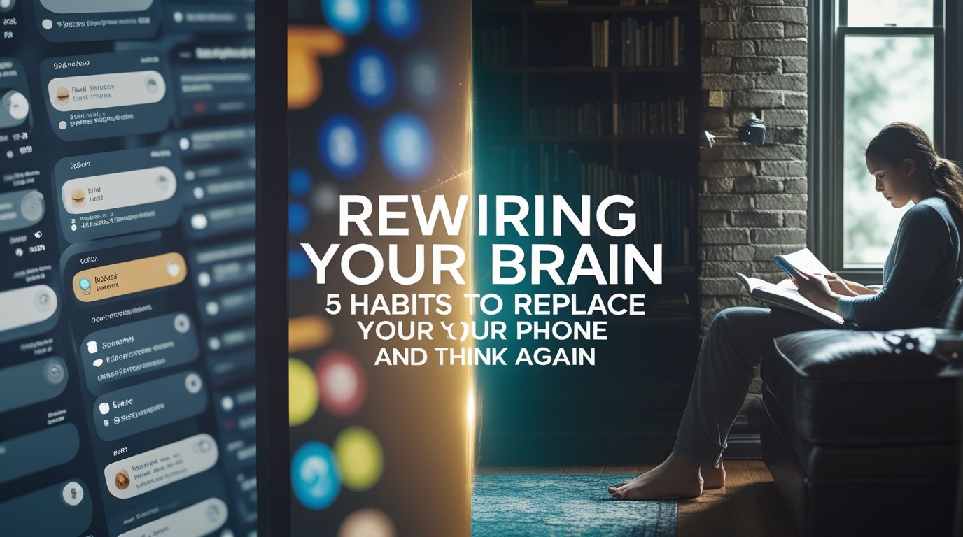 Rewiring Your Brain | 5 Habits to Replace Your Phone and Think Again: